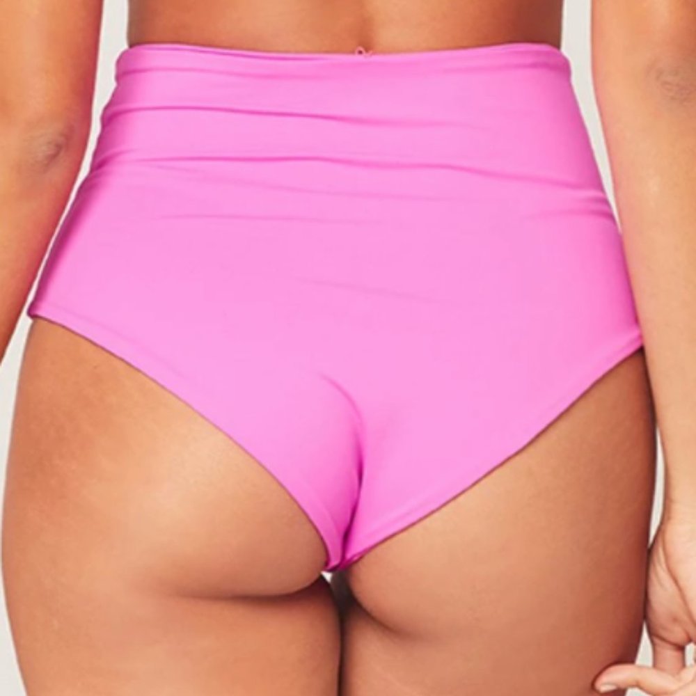 Portia Bikini Bottom- Bright Fuchsia